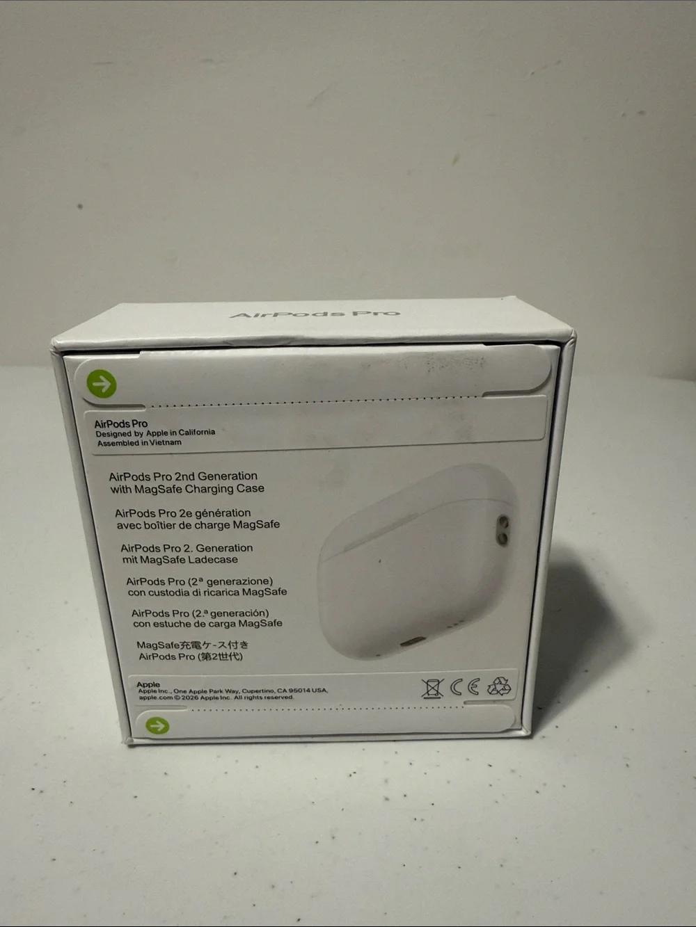 Apple AirPods Pro (2nd Generation) Gen 2 With Magsafe Wireless Charging Case